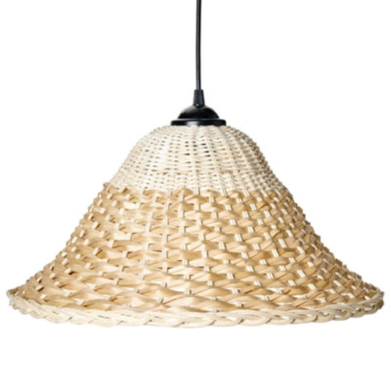 Image of Beliani Pendant Lamp Guamani Bamboo Wood Natural