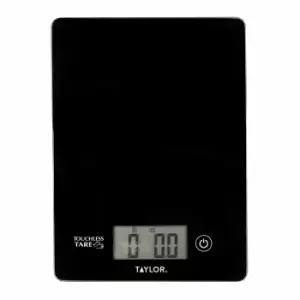 Image of Taylor Pro Digital Dry / Liquid Cooking Scales With Touchless Tare In Gift Box - Black
