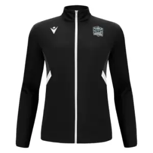 Image of Macron Glasgow Warriors 23/24 Rugby Anthem Jacket - Black