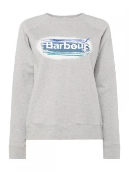 Image of Barbour Exclusive Exmouth Printed Sweatshirt Grey