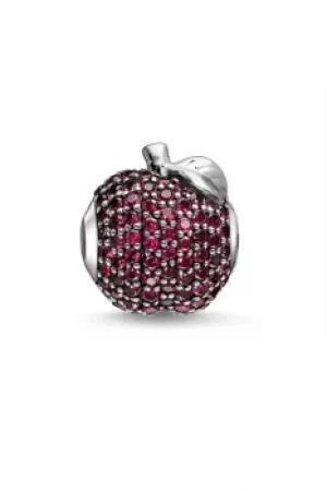 Image of Ladies Thomas Sabo Sterling Silver Karma Beads Red Apple Bead K0188-639-10