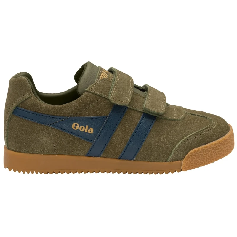 Image of Gola Children's Trainers Gola Harrier Velcro Gris Unisex 30