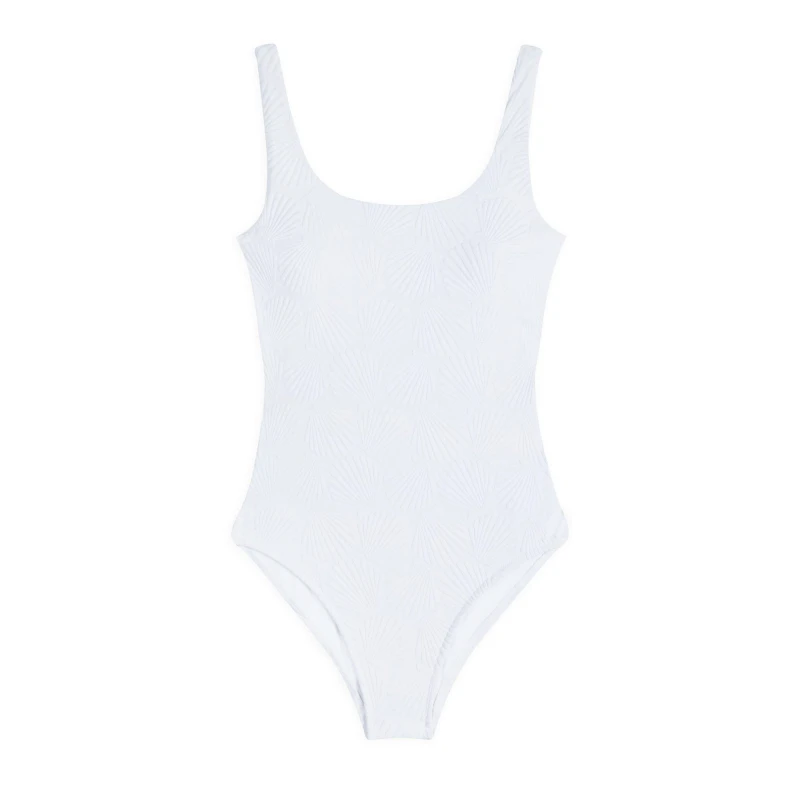 Image of Chelsea Peers Womens Bandeau UV Protection Swimsuit Bandeau Swimsuits 8 (XS) White 35020701310