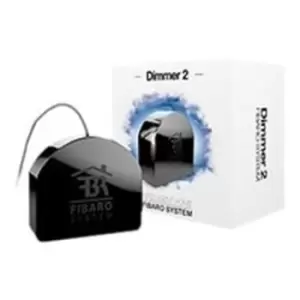 Image of Fibaro Dimmer 2 Wireless Dimmer Switch - Black