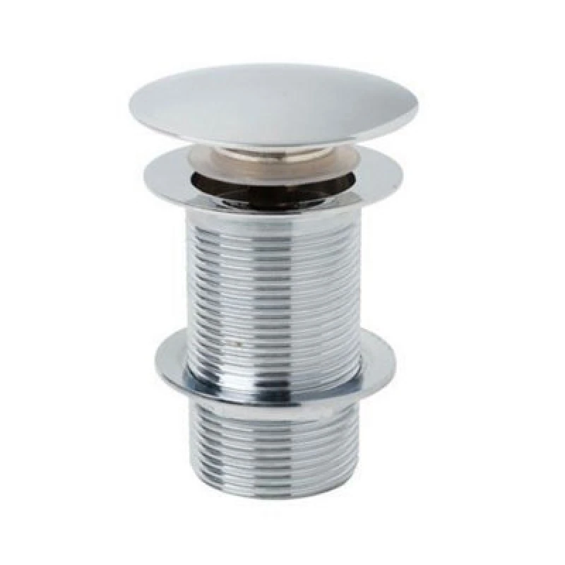 Image of Nes Home Push Button Unslotted Basin Waste Sprung Chrome