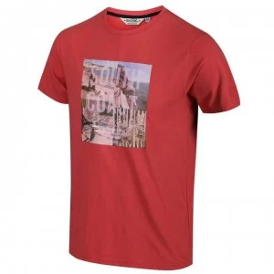 Image of Regatta Cline IV Graphic Tshirt - True Red