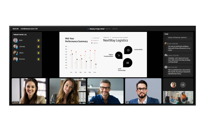 Image of Samsung QPDX-5K Digital signage flat panel 2.67 m (105") LCD Wi-F
