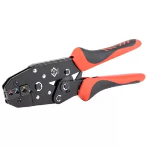 Image of CK Tools T3682A Ratchet Crimping Pliers For Insulated Terminals 0....