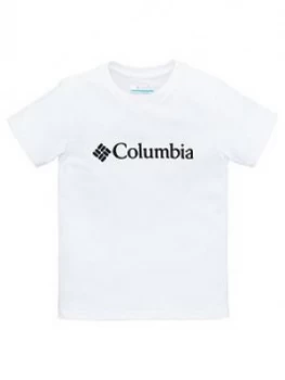 Image of Columbia BoyS Basic Logo T-Shirt - White