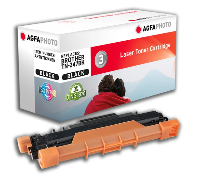 Image of AgfaPhoto APTBTN247BE toner cartridge Compatible Black