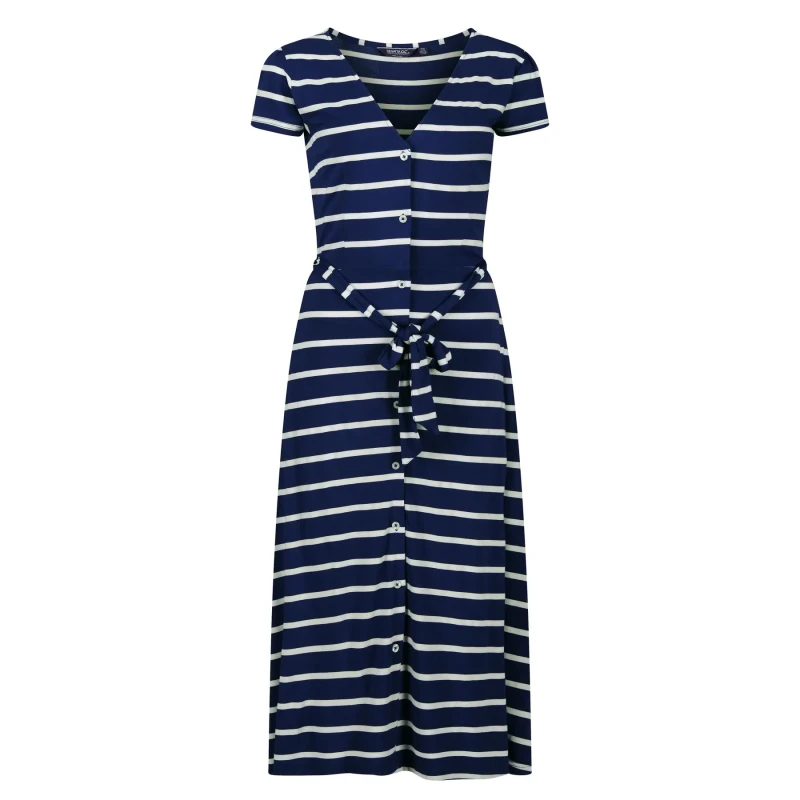 Image of Womens shirt dress Regatta Maisyn Stripe Bleu Female 40