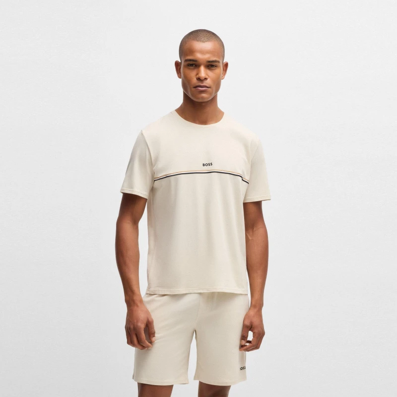 Image of Boss Unique T-Shirt 10259900 01 - White White XL