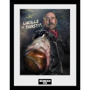 Image of The Walking Dead Negan Thirsty Collector Print