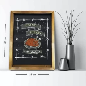 Image of 3550AHS-038 Multicolor Decorative Framed MDF Painting