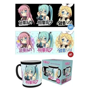 Image of Hatsune Miku Characters Heat Change Mug