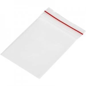 Image of Grip seal bag wo write on panel W x H 35mm x 55mm Transparent Polyethylen