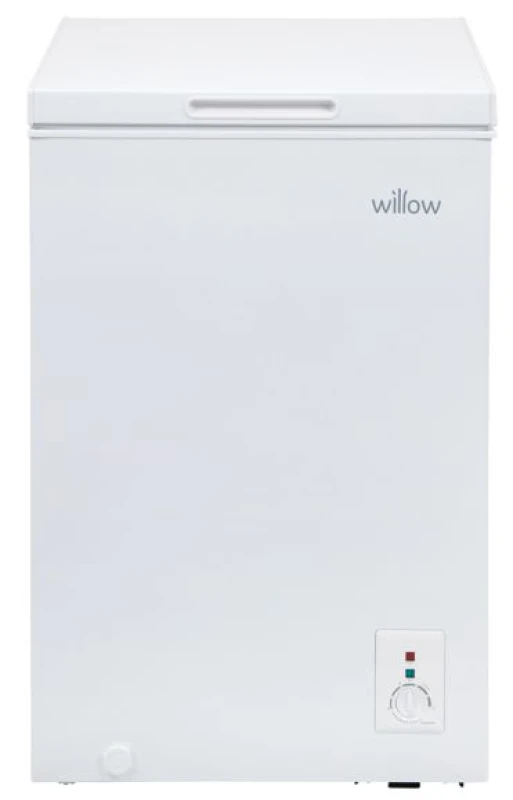Image of Willow 99L Chest Freezer with Removable Storage Basket in White White Unisex