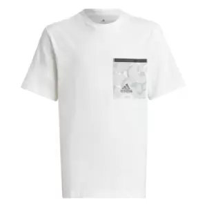 Image of adidas Future Pocket T-Shirt Kids - White