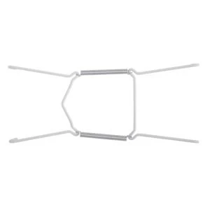 Image of BQ White Carbon Steel Plate Hanger L140mm Dia150 225mm