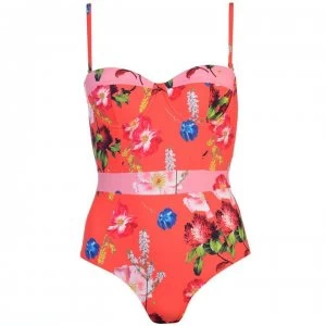 Image of Ted Baker Ted Womens Berry Sundae Swimsuit - RED