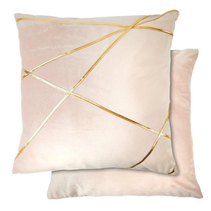 Image of Fractal Cushion Cover In Blush Pink