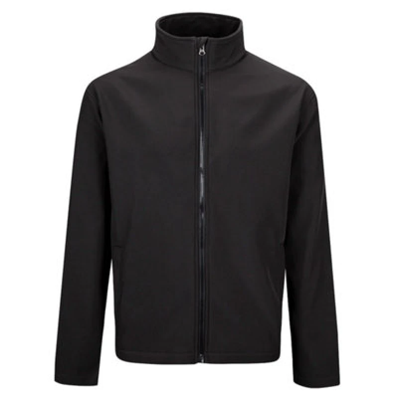 Image of Portwest Mens Print and Promo Softshell Jacket TK20BKRL Colour: Black