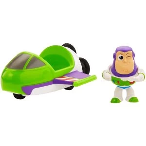 Image of Toy Story - Buzz Lightyear Mini Figure and Spaceship Vehicle