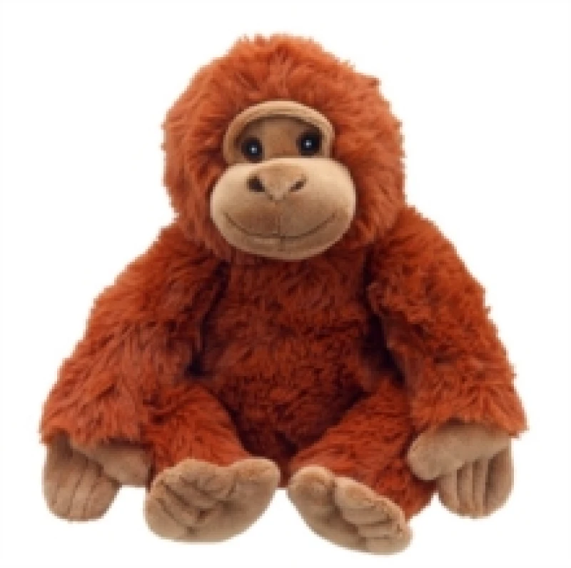Image of The Puppet Company Wilberry Eco Cuddlies Ollie Orangutan Burnt Orange unisex