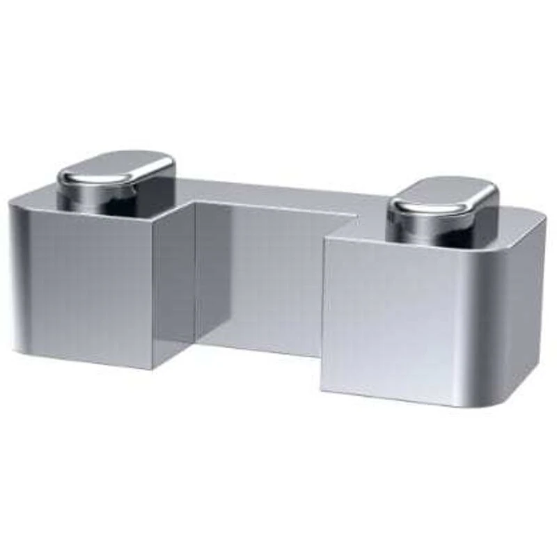 Image of nuie Wetroom Screen Horseshoe Support - Polished Chrome, Silver WRSF003