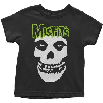 Image of Misfits - Skull & Logo Kids 3 Years T-Shirt - Black