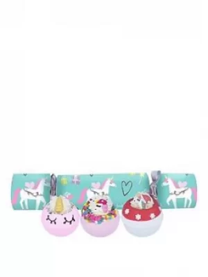 Image of Bomb Cosmetics Unicorn Christmas Supersize Bath Bomb Cracker, Multi, Women