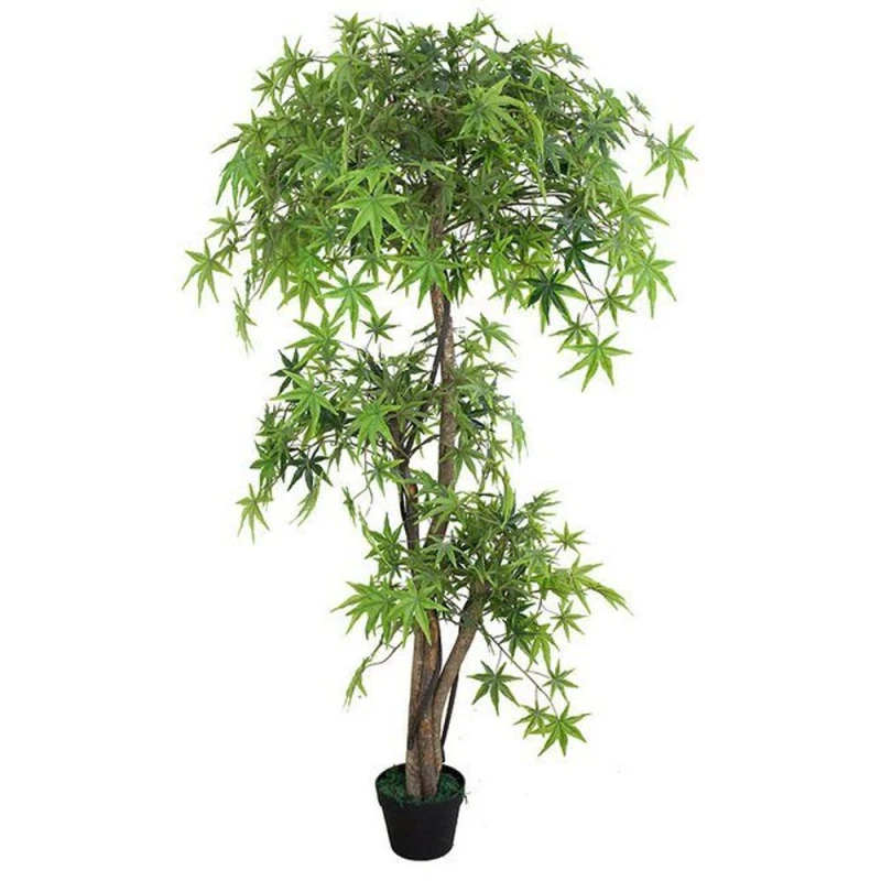 Image of Leaf Premium 5ft Artificial Japanese Maple Tree - Stunning Lifelike Foliage, Easy Setup