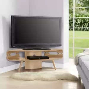 Image of Havana Oak Corner TV Stand