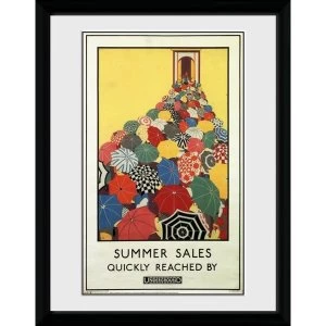 Image of Transport For London Summer Sales Framed Collector Print