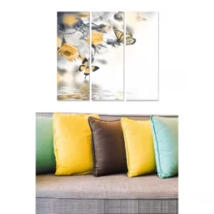 Image of MDF4571210 Multicolor Decorative MDF Painting (3 Pieces)