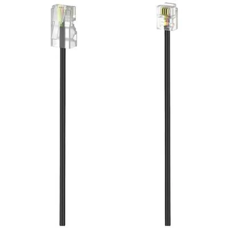 Image of Hama Hama DSL Cable [1x RJ11 6p4c plug - 1x RJ45 8p4c plug] 3m Black 00201141