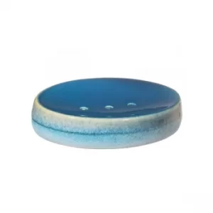 Image of Sass & Belle Mojave Glaze Blue Soap Dish