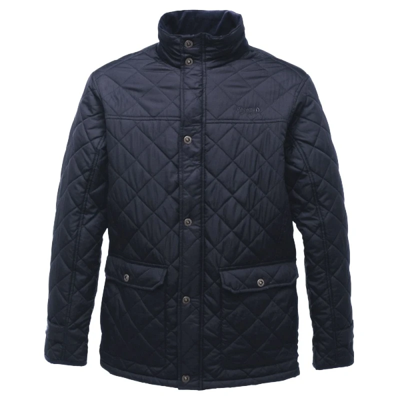 Image of Regatta Professional Mens Quilted Jacket in Navy Size: XS Navy Male XS