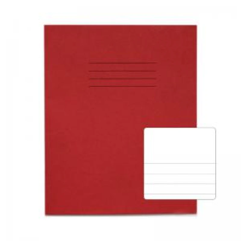 Image of RHINO 8 x 6.5 Exercise Book 32 Page, Red, TB/F12 (Pack of 10)