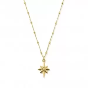 Image of Gold Bobble Chain Lucky Star Necklace GNBB2087