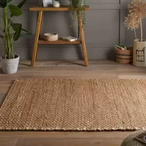 Image of Naturelle Salford 80x150cm Natural Chunky Jute Rug