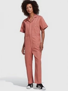 Image of Adidas Originals New Neutral Boiler Suit - Pink
