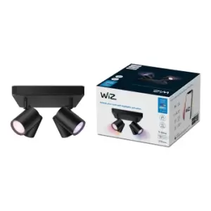 Image of WiZ Imageo Smart 4 Light LED Adjustable Spotlight Black
