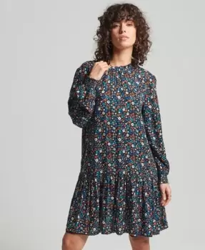 Image of Superdry High Neck Mini Dress