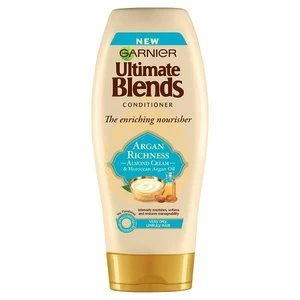 Image of Garnier Ultimate Blends Argan Oil and Almond Conditioner 360ml