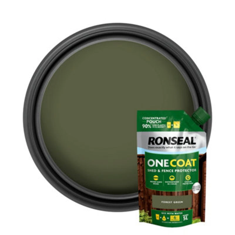 Image of Ronseal KCB.8174503.60200.73 One Coat Shed & Fence Refill Forest ... KCB.8174503.60200.73