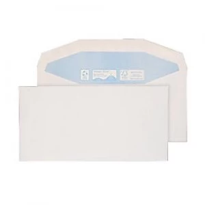 Image of Purely Nature First Environmental DL Mailing Bag Gummed 110 x 220 mm Plain 90 gsm White Pack of 1000