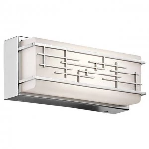 Image of LED Bathroom Small Wall Light Chrome IP44