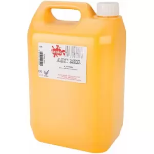 Image of AM5LT/21 Artmix Paint 5 Litre Bright Yellow - Scola