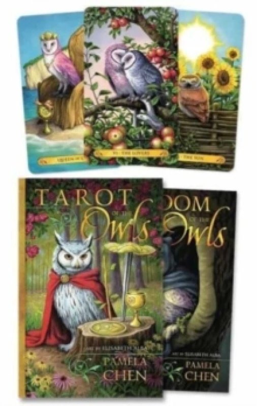 Image of Tarot of the Owls. Kit. By Pamela Chen, Elisabeth Alba Books